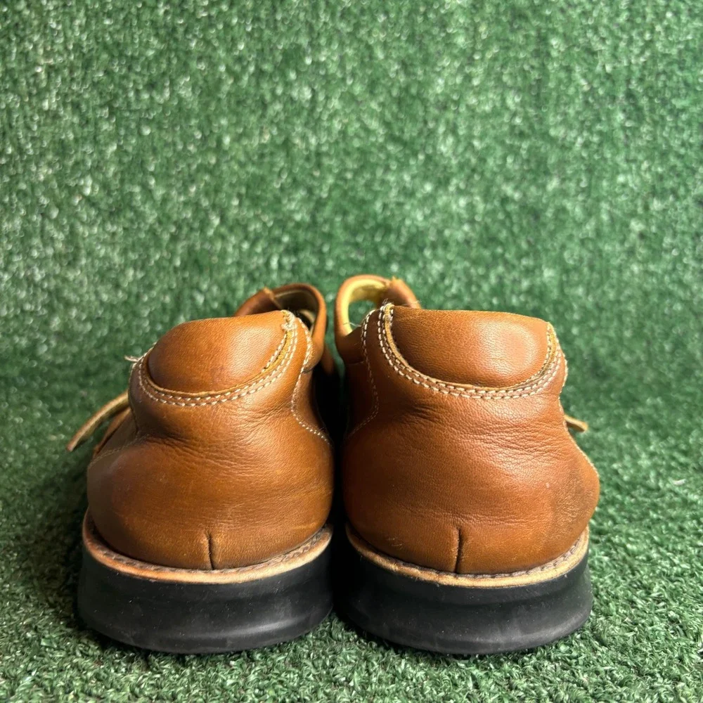 Johnston Murphy Buckle Strap‎ Leather Casual Fisherman Sandals Brown Mens Sz 11M